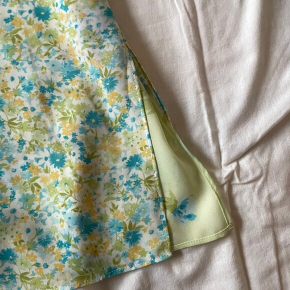 Cottagecore Boho Floral Reversible Shift Maxi Dress Lightweight - Picture 7 of 14